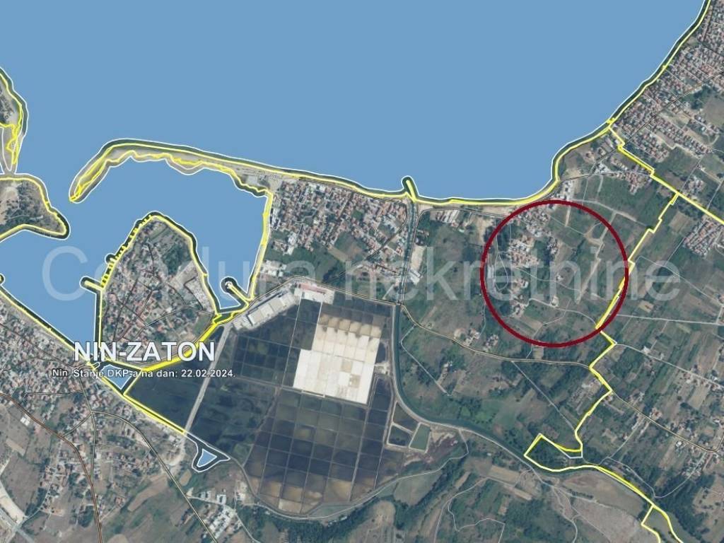 Građevinsko zemljište, Prodaja, Nin, Nin