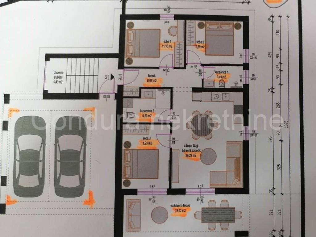 Apartman s okućnicom, Prodaja, Nin, Zaton