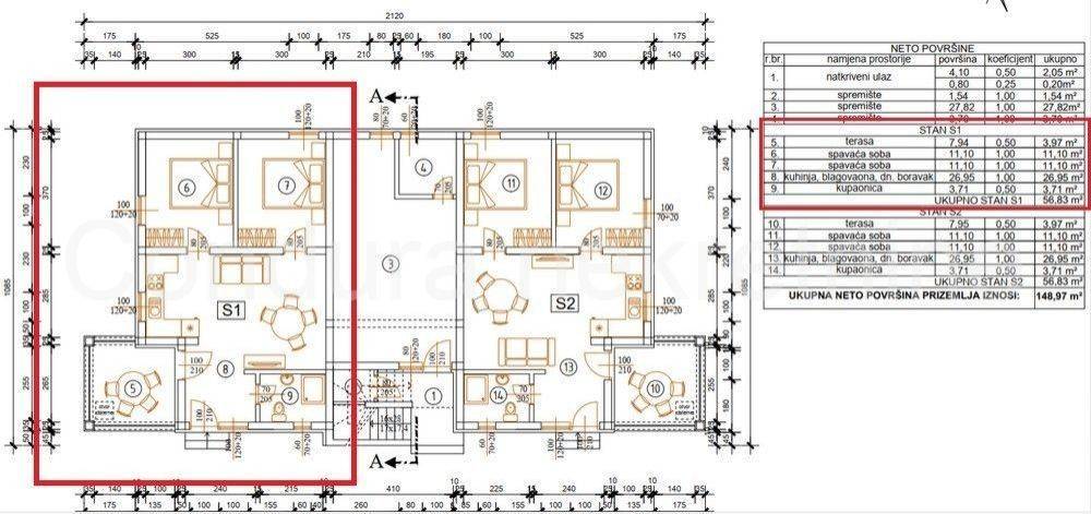 Apartman na moru, Prodaja, Vir, Vir