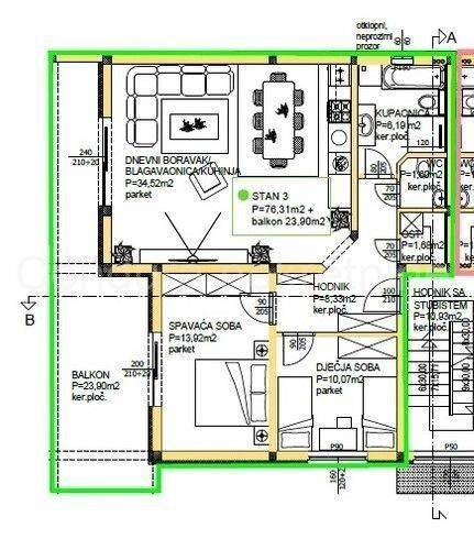Apartman na moru, Prodaja, Privlaka, Privlaka