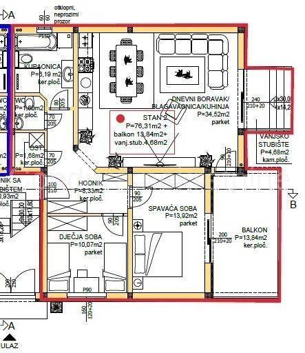 Apartman na moru, Prodaja, Privlaka, Privlaka