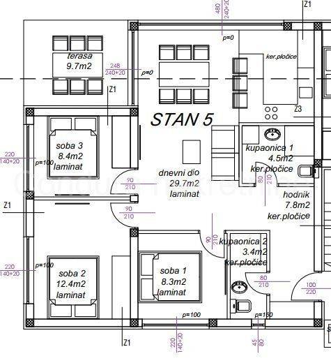 Apartman na moru, Prodaja, Nin, Nin