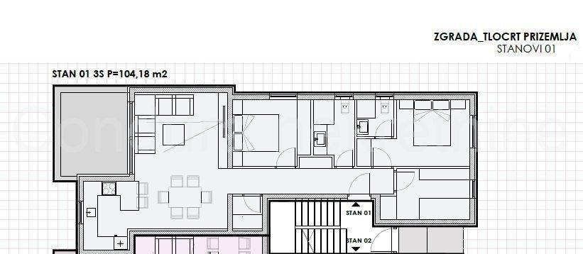 Apartman na moru, Prodaja, Sukošan, Sukošan
