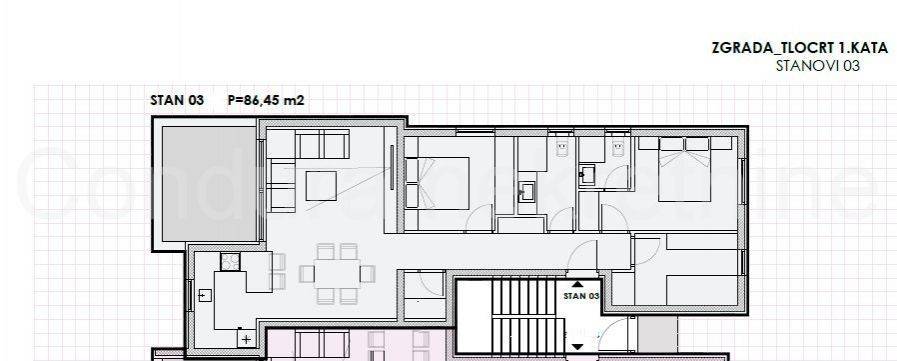 Apartman na moru, Prodaja, Sukošan, Sukošan