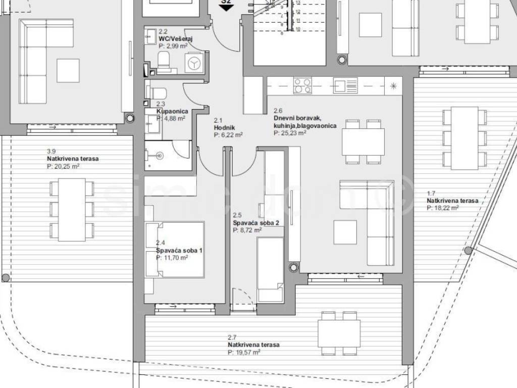 Apartman na moru, Prodaja, Vodice, Vodice
