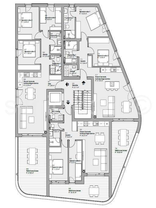 Apartman na moru, Prodaja, Vodice, Vodice