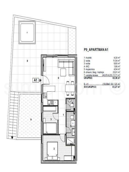 Apartman na moru, Prodaja, Trogir - Okolica, Arbanija