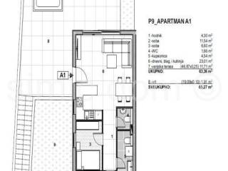 Apartman na moru, Prodaja, Trogir - Okolica, Arbanija