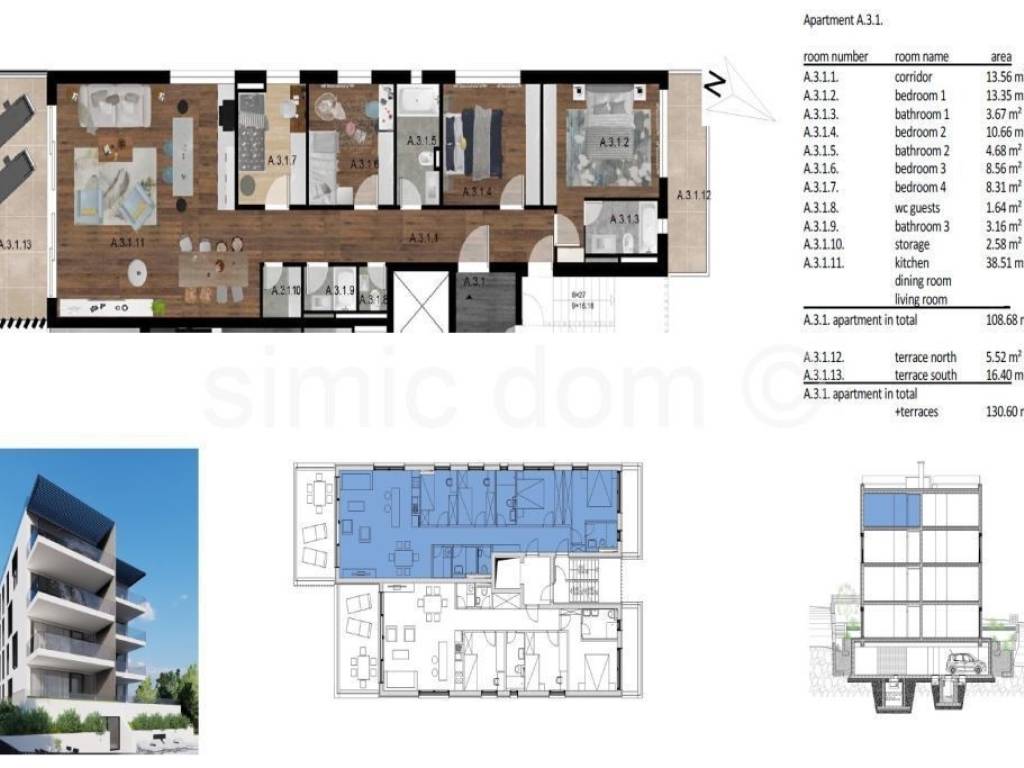 Apartman na moru, Prodaja, Trogir, Trogir