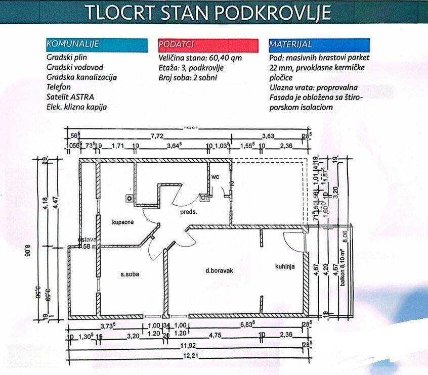 Stan u zgradi, Prodaja, Zagreb, Sesvete