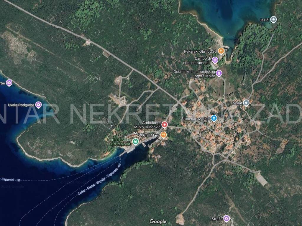 Građevinsko zemljište, Prodaja, Zadar - Okolica, Molat