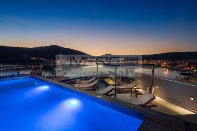 Pool by night