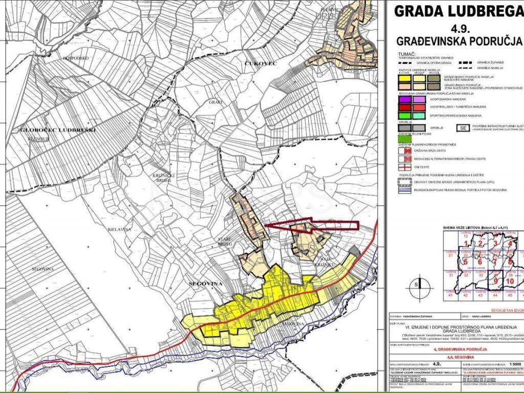 Građevinsko zemljište, Prodaja, Ludbreg, Segovina