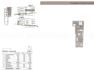 Stan u urbanoj vili, Prodaja, Zadar - Okolica, Kožino