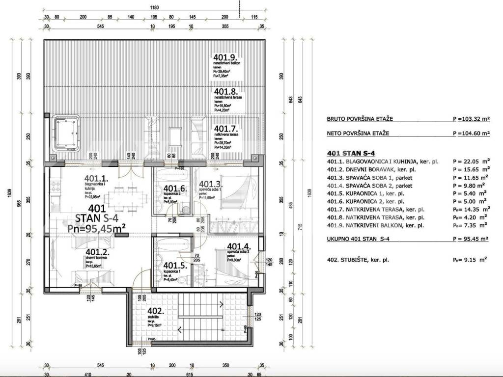 Apartman na moru, Prodaja, Pag, Pag