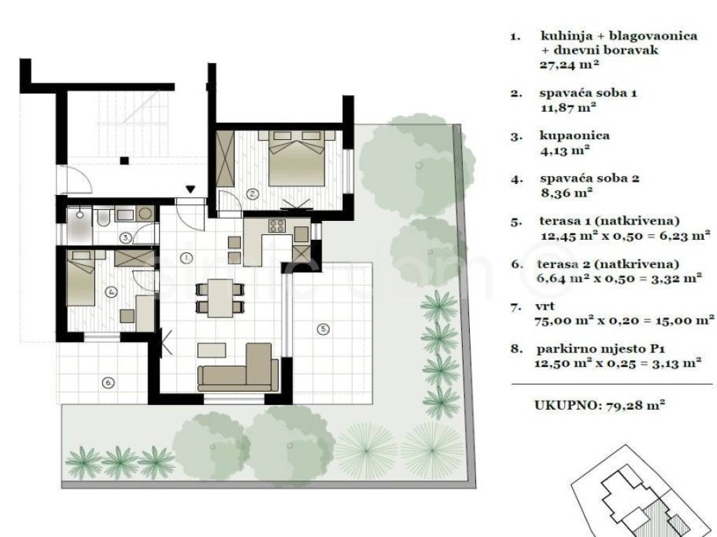Apartman na moru, Prodaja, Murter, Murter