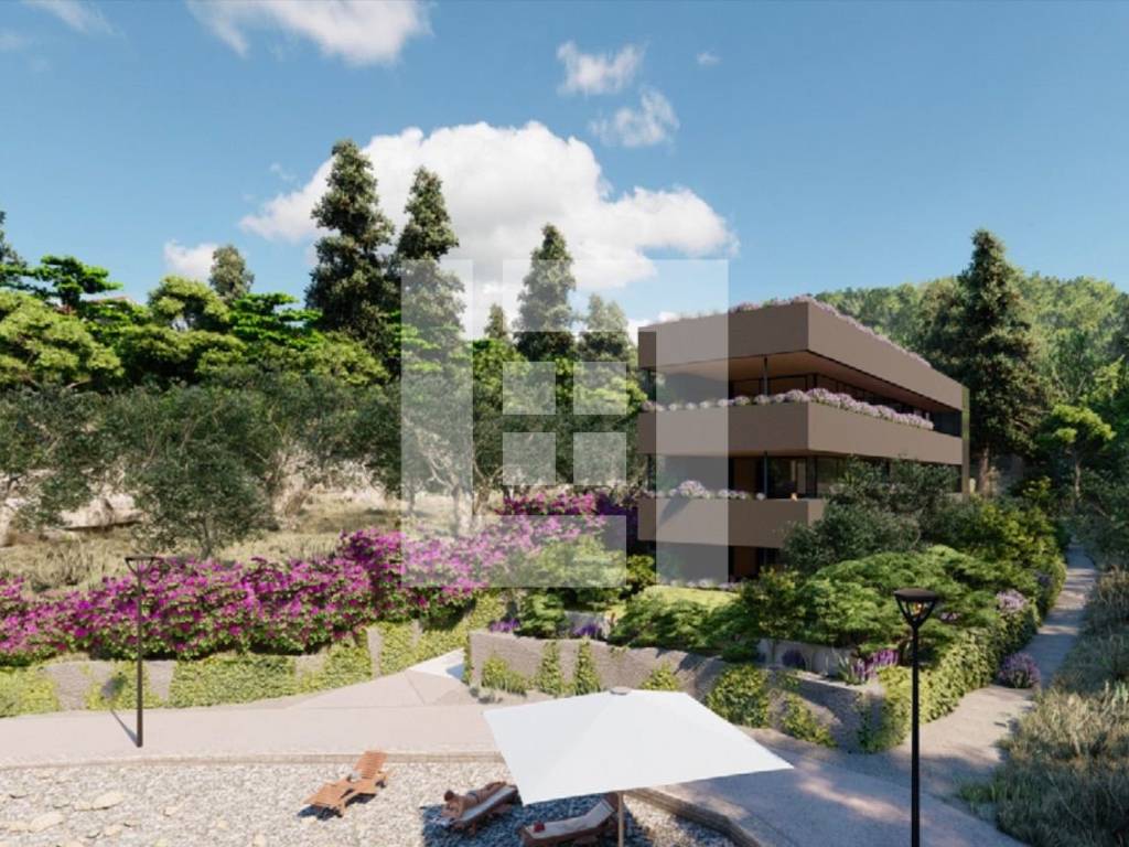 Korčula, prvi red, nov stan sa bazenom i vrtom, PM, prodaja