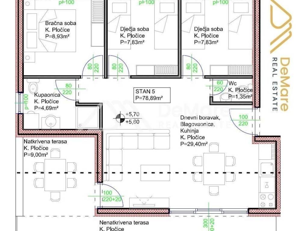 Apartman na moru, Prodaja, Pakoštane, Pakoštane