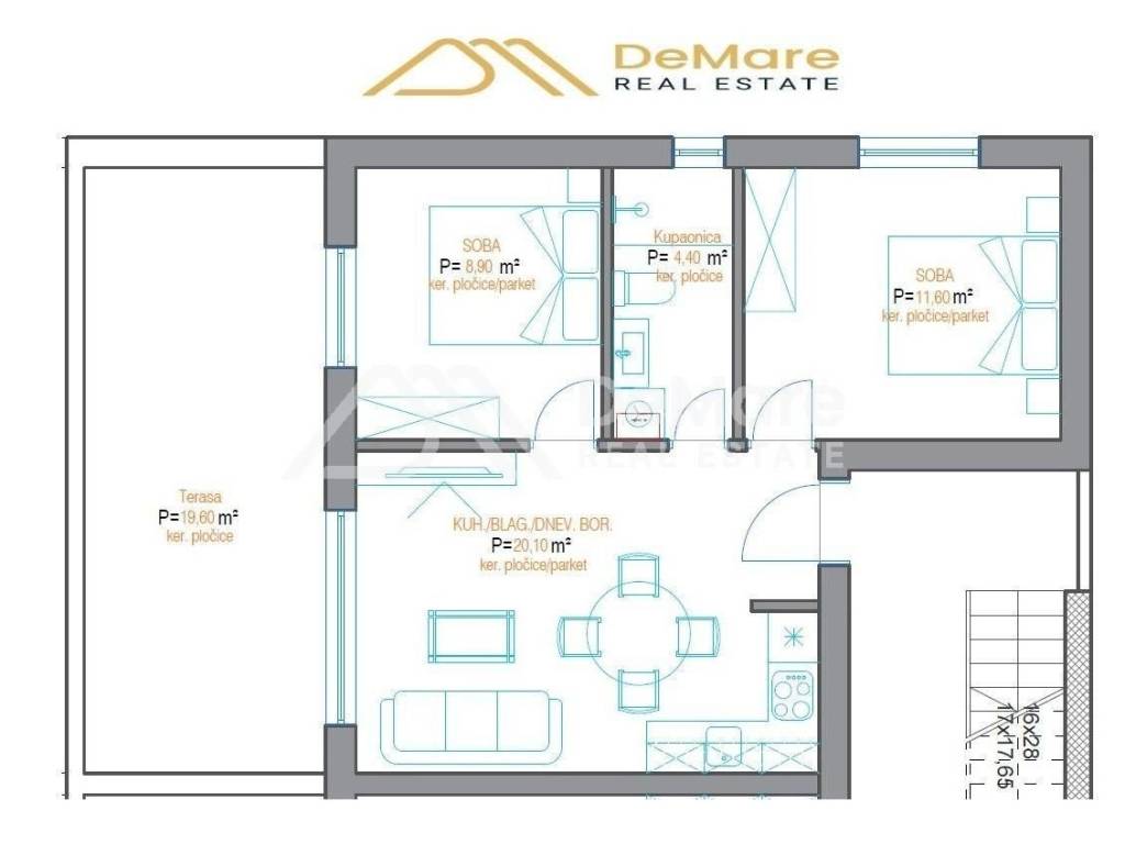Apartman, Prodaja, Nin, Zaton