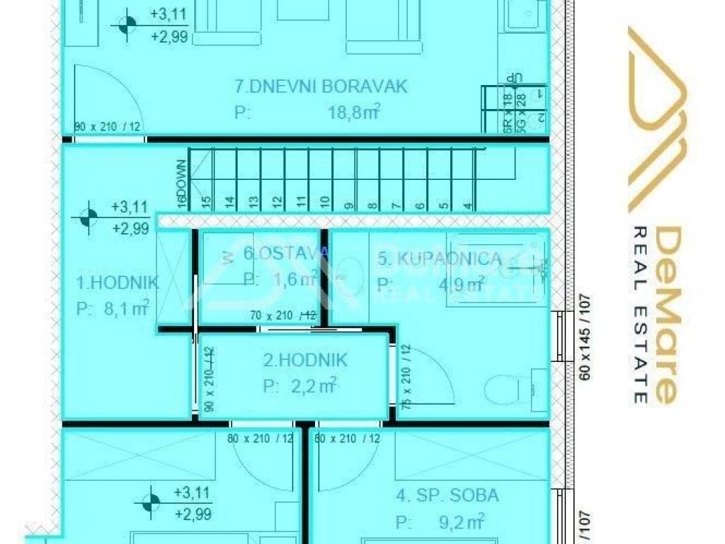 Luksuzni apartman, Prodaja, Sukošan, Sukošan