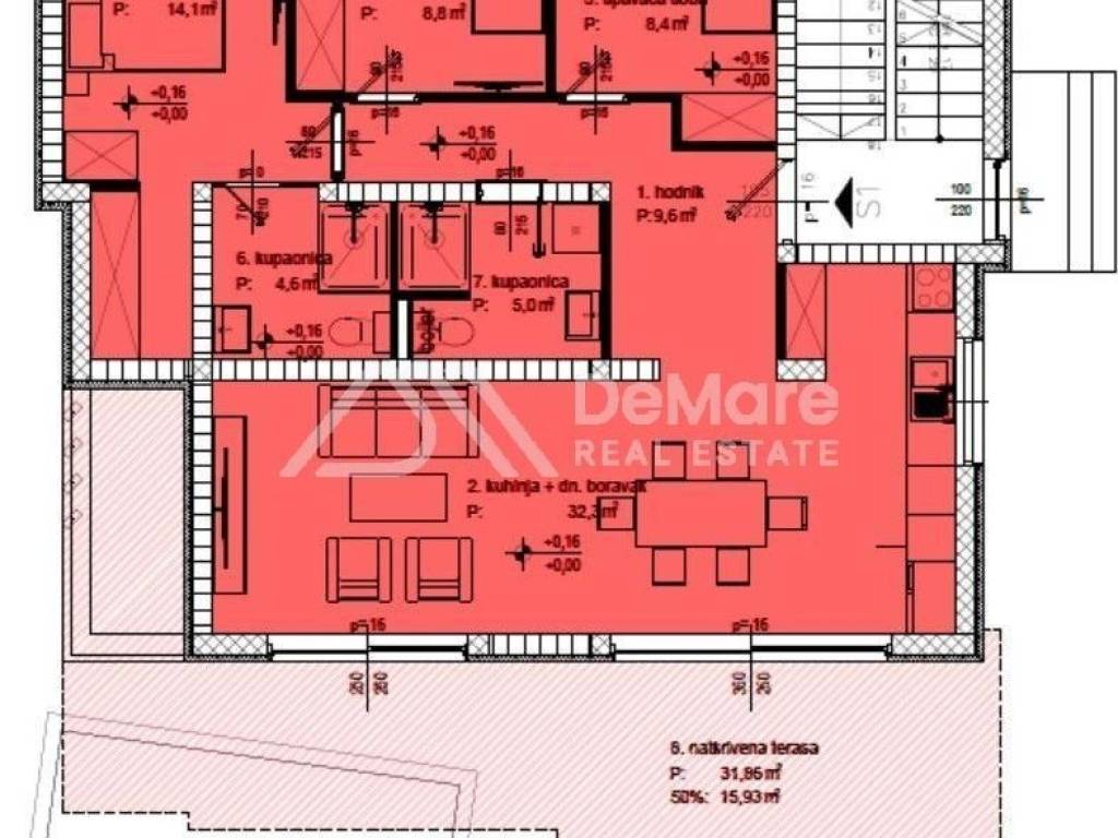 Luksuzni apartman, Prodaja, Zadar - Okolica, Kožino
