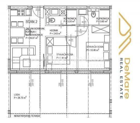 Luksuzni apartman, Prodaja, Nin, Zaton