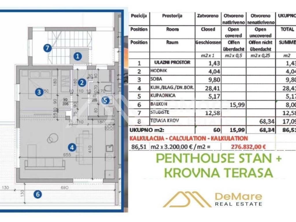 Apartman na moru, Prodaja, Sukošan, Sukošan