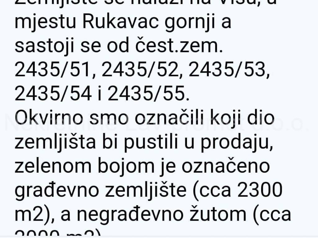 Građevinsko mješovito, Prodaja, Vis, Rukavac