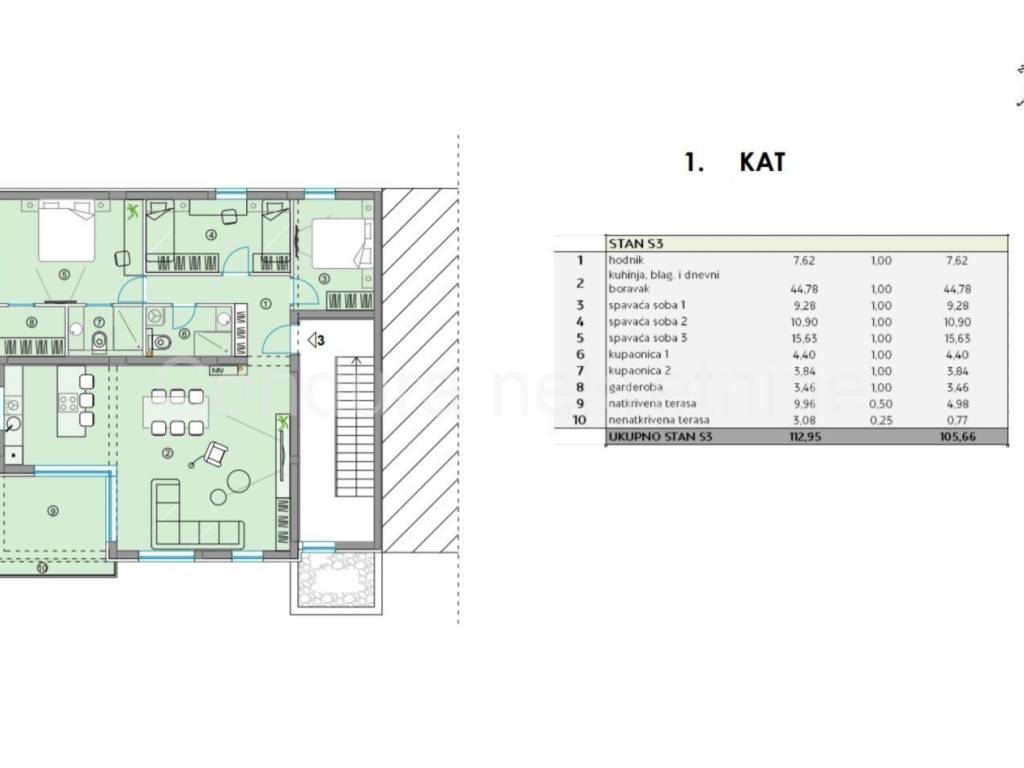 Apartman na moru, Prodaja, Bibinje, Bibinje