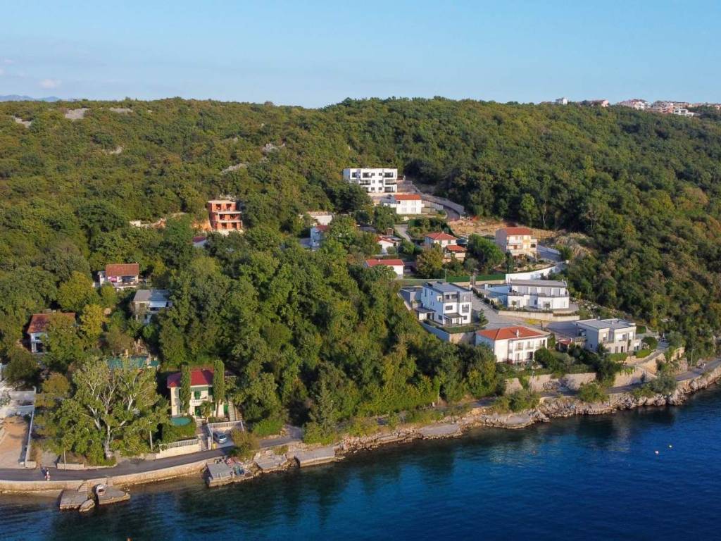 View of the plot from the sea