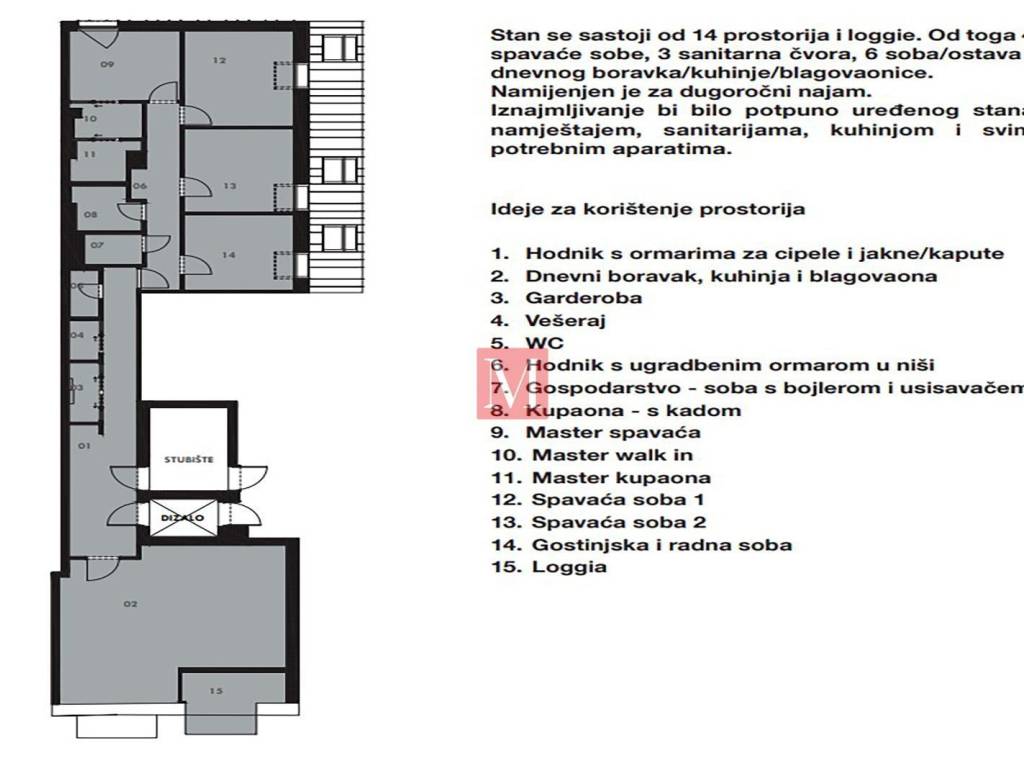Stan u novogradnji, Najam, Zagreb, Donji Grad