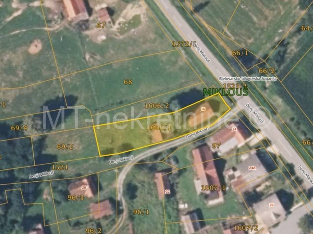 Poljoprivredno zemljište, Prodaja, Čazma, Donji Miklouš
