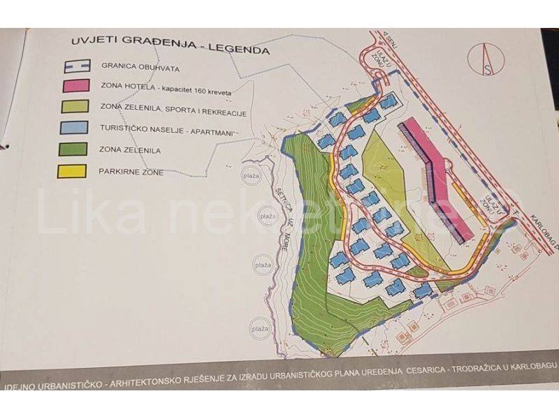 Građevinsko turističko, Prodaja, Karlobag, Cesarica
