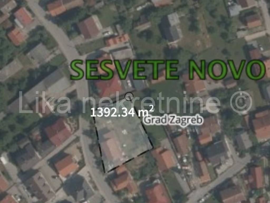 Građevinsko stambeno zemljište, Prodaja, Zagreb, Sesvete