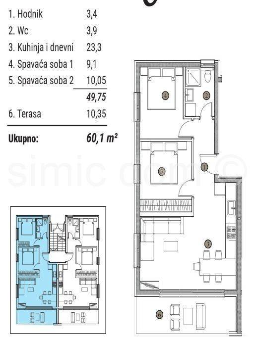 Apartman na moru, Prodaja, Trogir, Čiovo