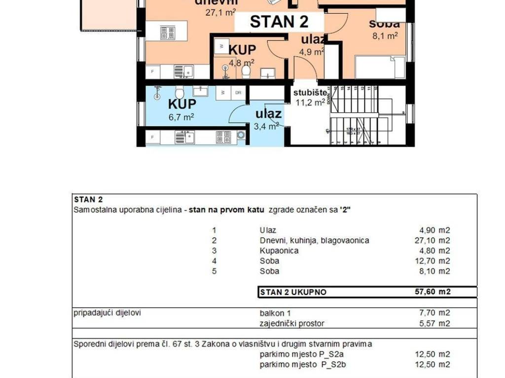 Stan u novogradnji, Prodaja, Tar-Vabriga, Tar