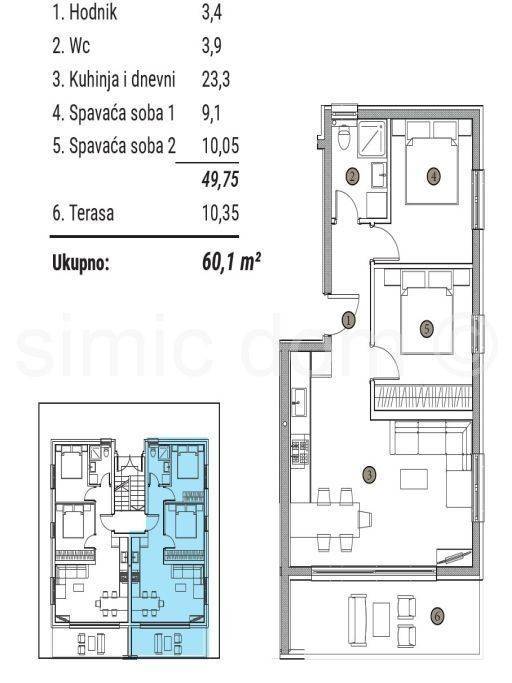 Apartman na moru, Prodaja, Trogir, Čiovo