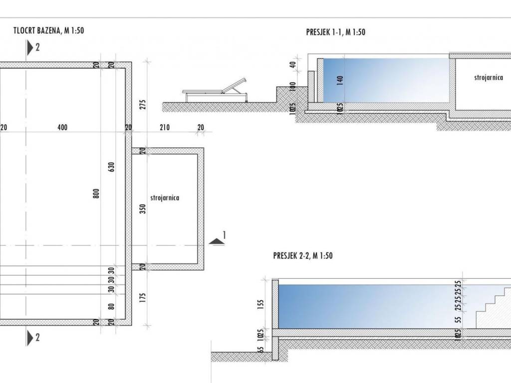 Luksuzna vila, Prodaja, Sukošan, Debeljak