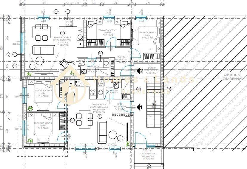 Stan u novogradnji, Prodaja, Bibinje, Bibinje