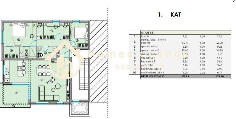 Stan u novogradnji, Prodaja, Bibinje, Bibinje