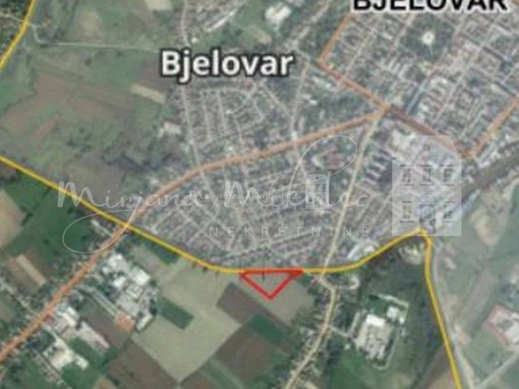 Građevinsko zemljište, Prodaja, Bjelovar, Bjelovar