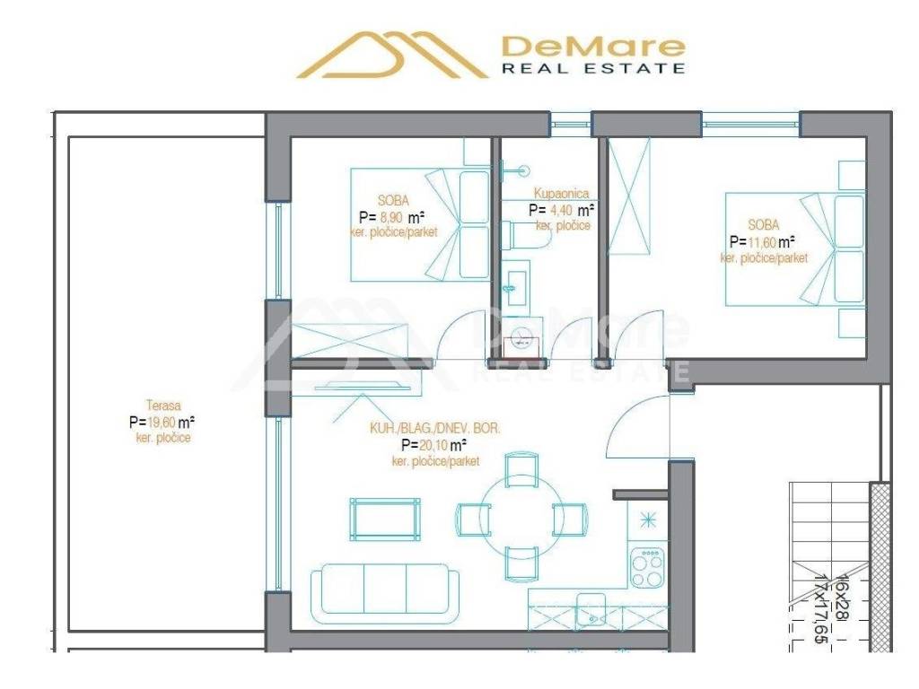 Apartman, Prodaja, Nin, Zaton