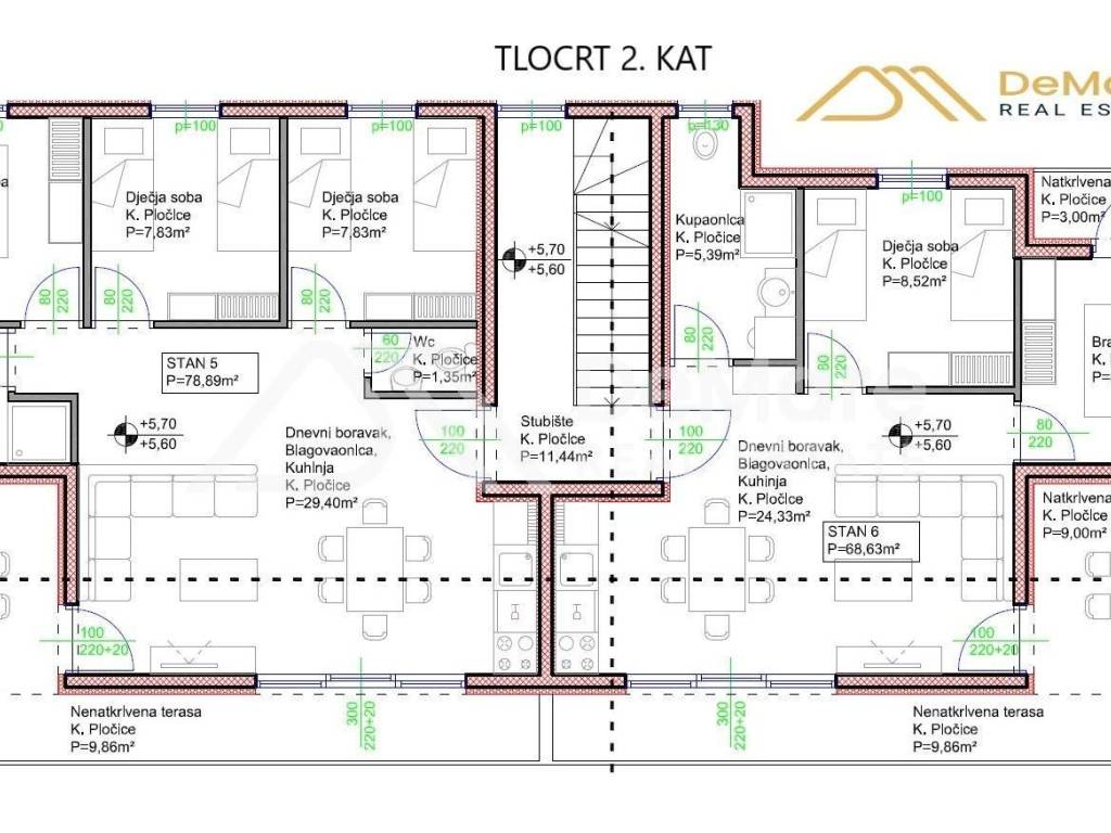 Apartman na moru, Prodaja, Pakostane, Pakostane