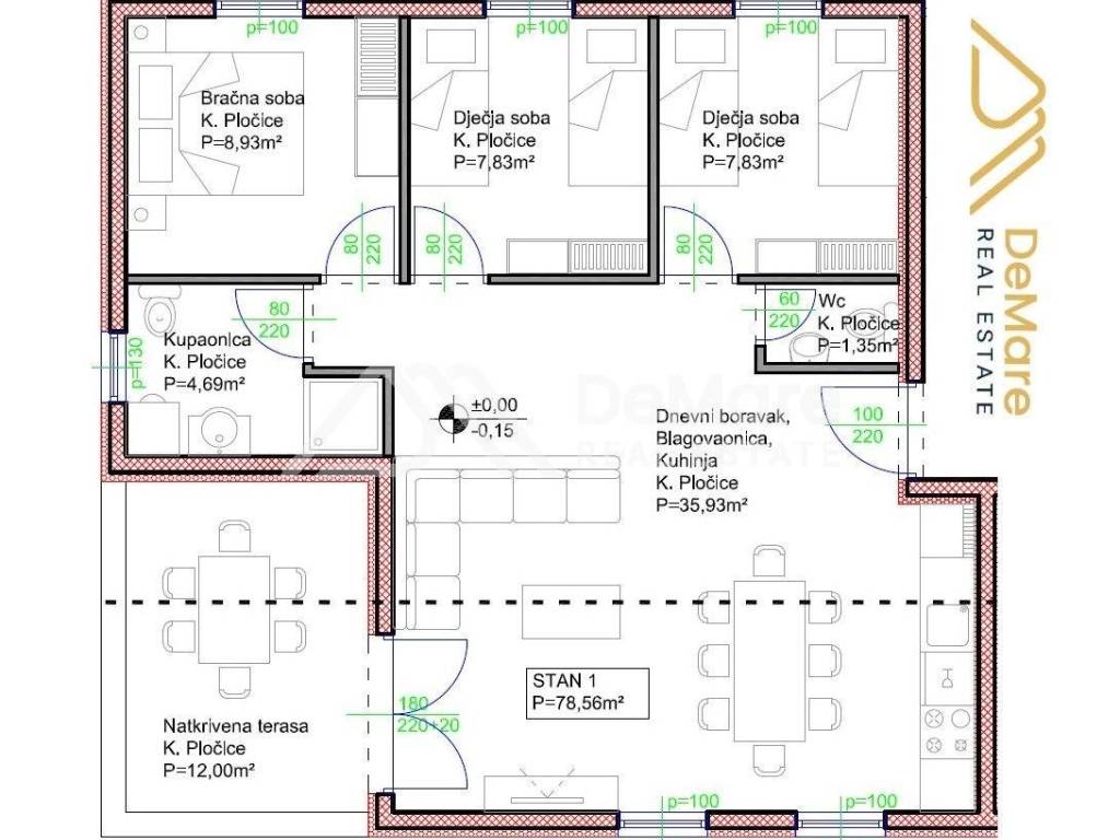 Apartman na moru, Prodaja, Sveti Filip i Jakov, Sveti Petar na Moru