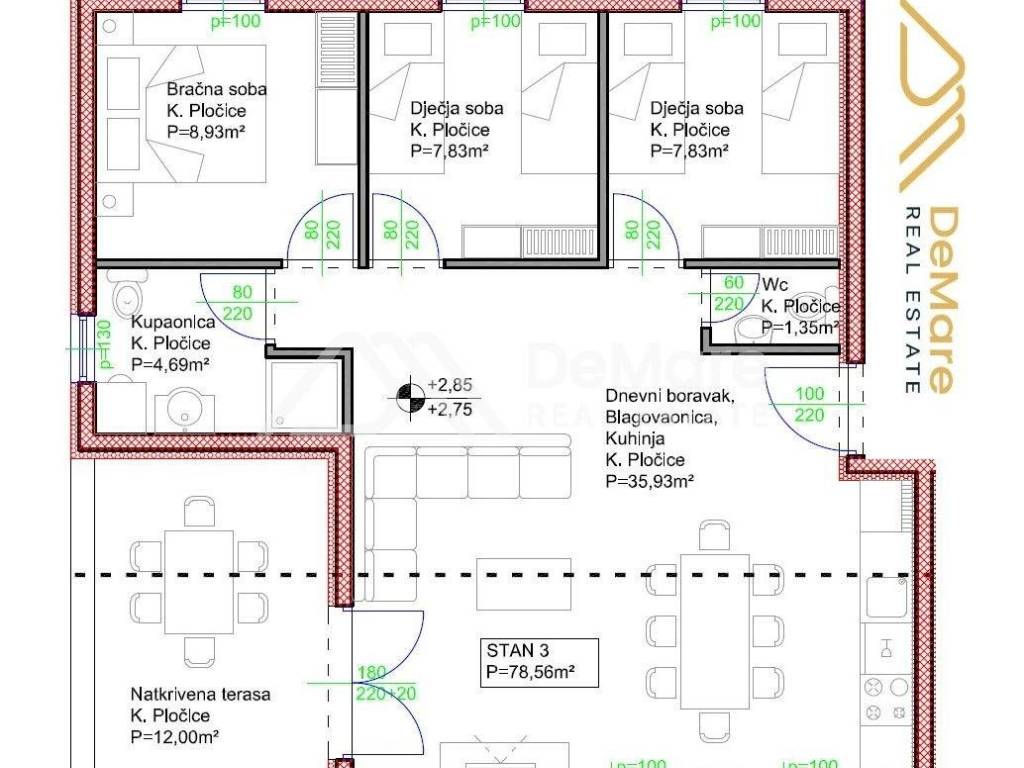 Apartman na moru, Prodaja, Pakostane, Pakostane