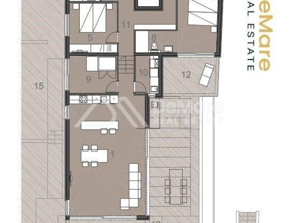 Luksuzni apartman, Prodaja, Zadar - Okolica, Kozino