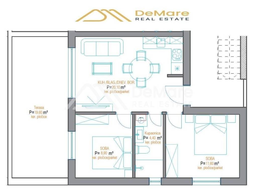 Apartman, Prodaja, Nin, Zaton