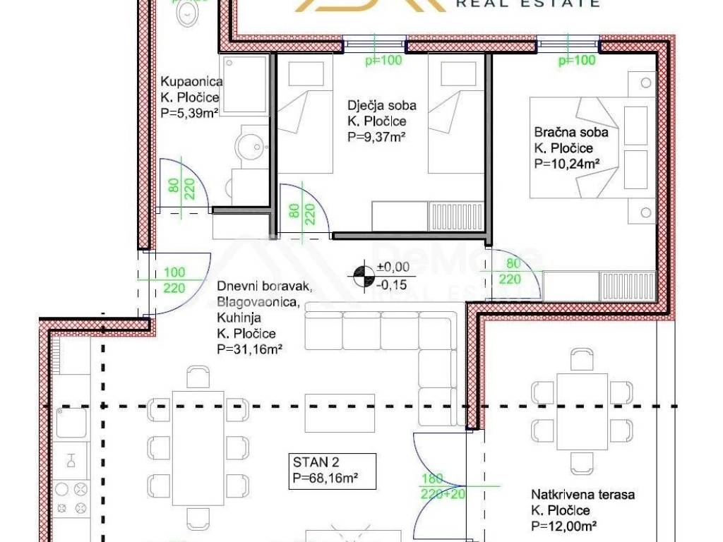 Apartman na moru, Prodaja, Pakostane, Pakostane