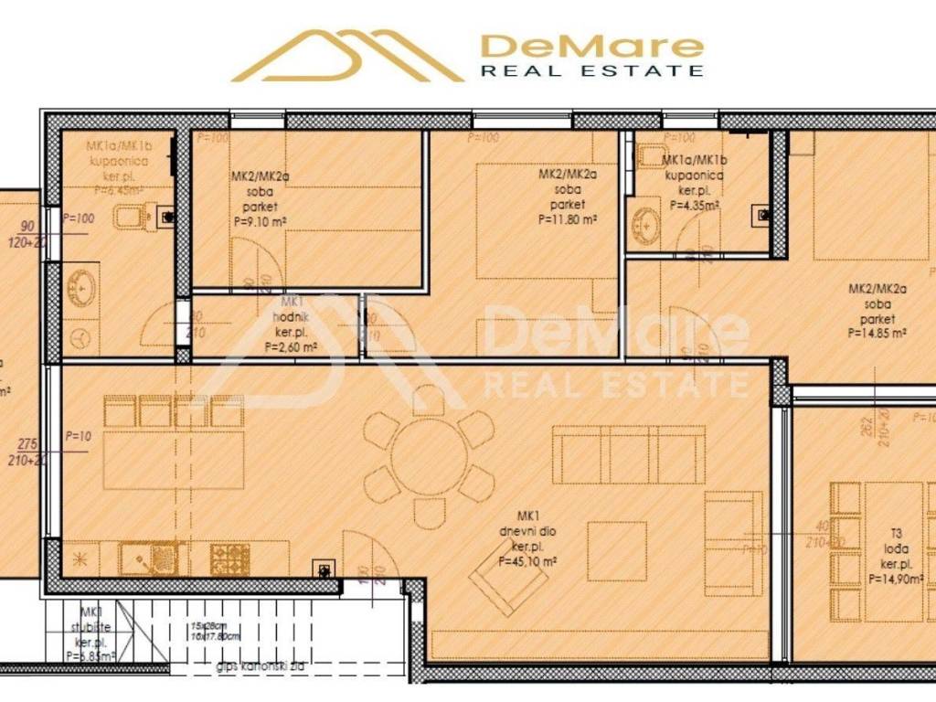Stan u novogradnji, Prodaja, Posedarje, Vinjerac