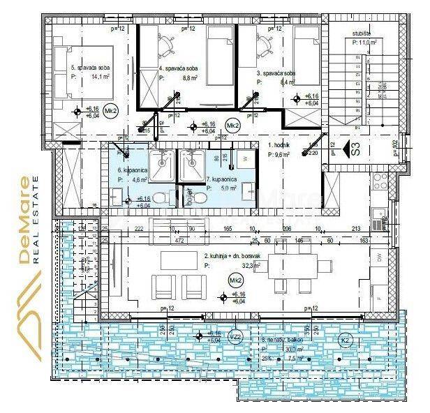 Luksuzni apartman, Prodaja, Zadar - Okolica, Kozino
